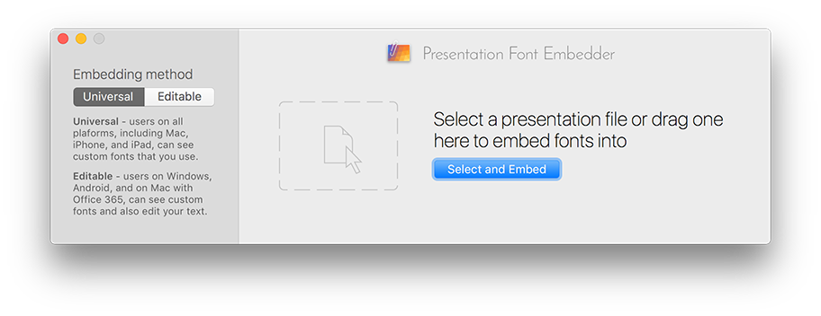 powerpoint for mac embed font for master slide